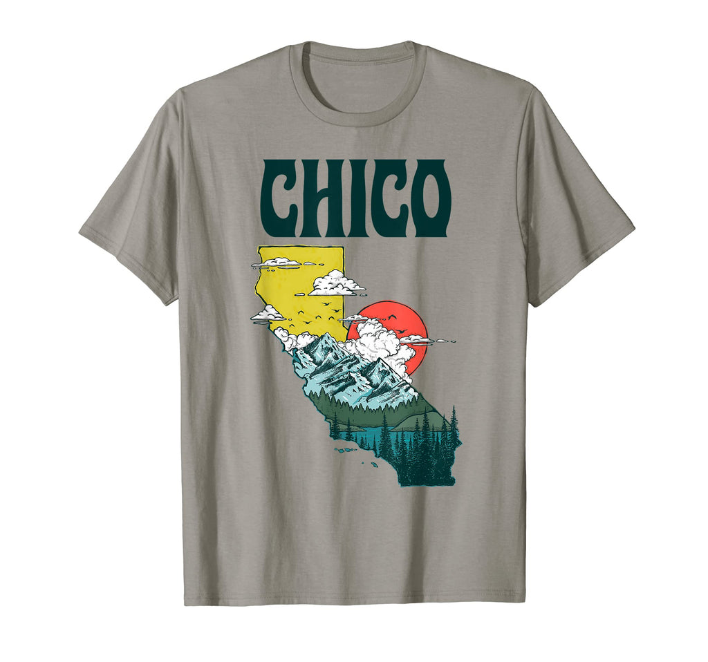 Chico California Outdoors Nature T-Shirt - Fun Novelty Design Men Women - T-Shirt, Sweatshirt, Hoodie