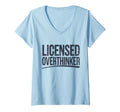 Womens Licensed Overthinker Funny T-Shirt - Streetwear Style for Adults - T-Shirt, Sweatshirt, Hoodie
