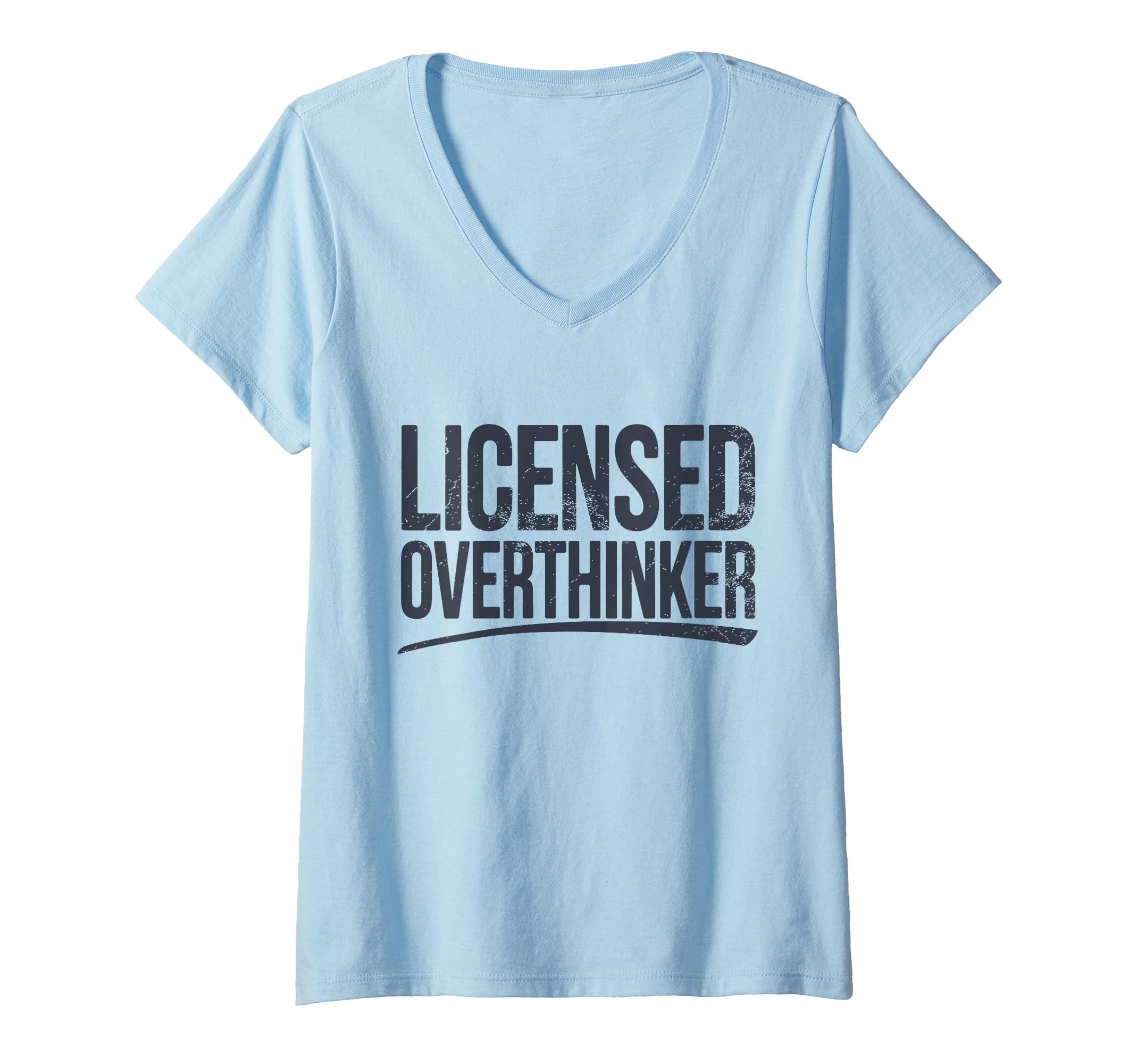 Womens Licensed Overthinker Funny T-Shirt - Streetwear Style for Adults - T-Shirt, Sweatshirt, Hoodie