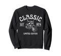1974 Motorcycle Bikers Fiftieth Sweatshirt - Aesthetic Graphic Unisex - T-Shirt, Sweatshirt, Hoodie