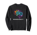 Colorful Brain Adhd Autism Sweatshirt - Casual Everyday Wear for Adults - T-Shirt, Sweatshirt, Hoodie