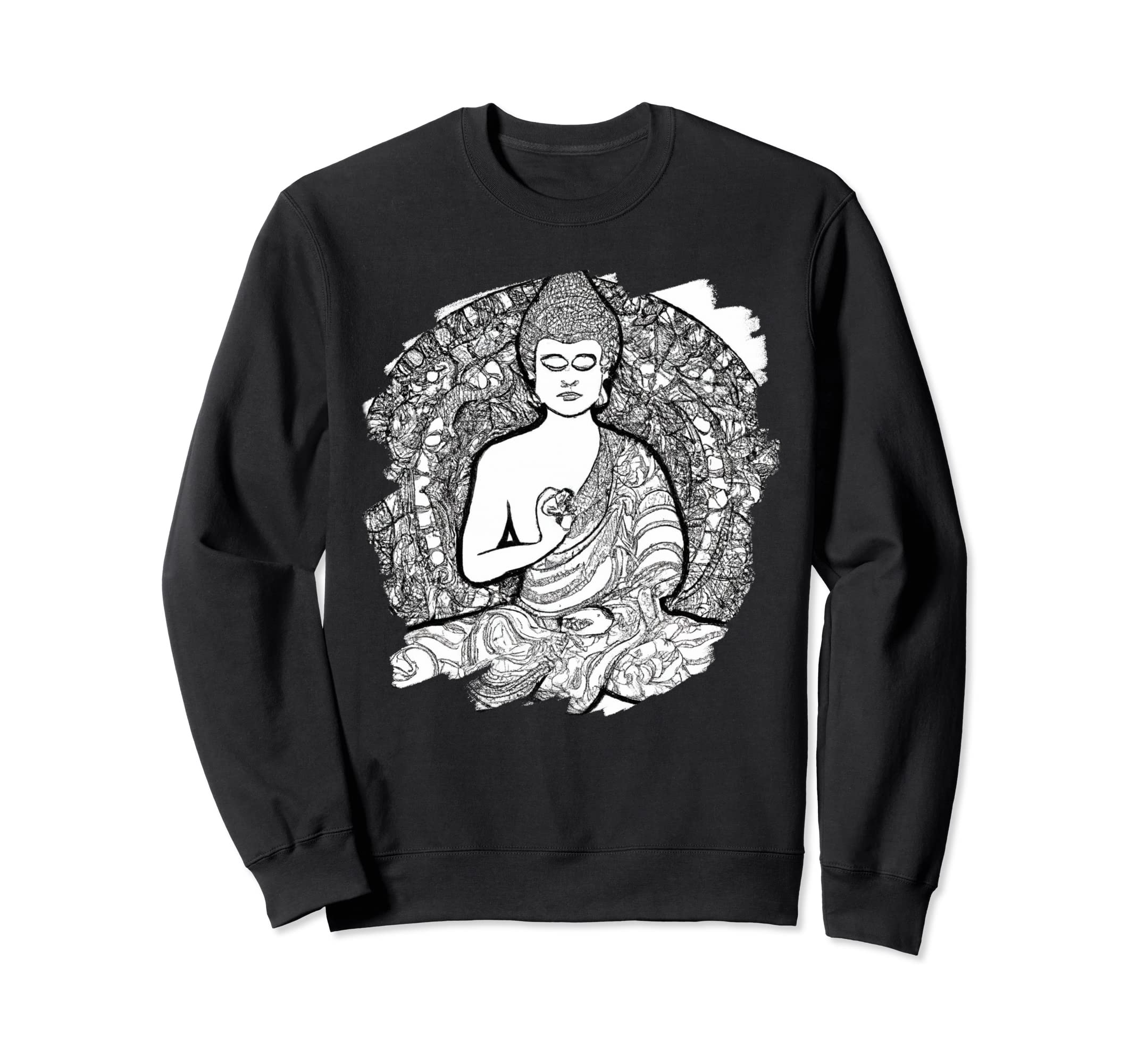 Zen Buddha Mandala Spiritual Sweatshirt - Aesthetic Graphic Men Women - T-Shirt, Sweatshirt, Hoodie
