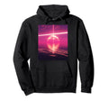 Vaporwave Aesthetic Sunset Above Hoodie - Fun Novelty Design for Adults - T-Shirt, Sweatshirt, Hoodie