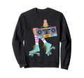 Roller Skating 80S Roller Funny Sweatshirt - Trendy Graphic Men Women - T-Shirt, Sweatshirt, Hoodie
