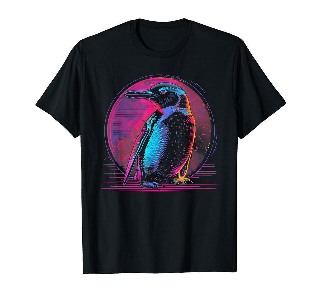 Penguin Vaporwave Aesthetic T-Shirt - Casual Everyday Wear Men Women - T-Shirt, Sweatshirt, Hoodie