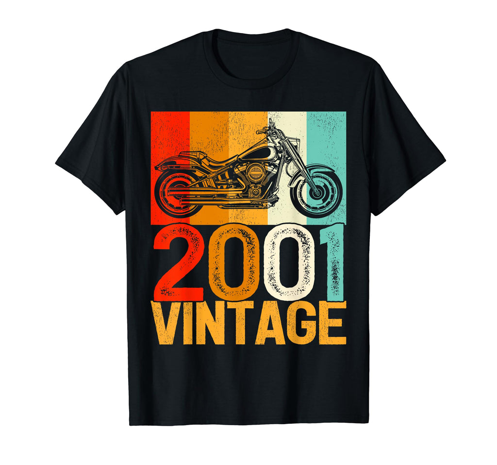 21 Years Old Motorcycle 2001 T-Shirt - Casual Everyday Wear for Adults - T-Shirt, Sweatshirt, Hoodie