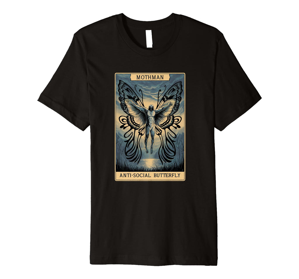 Antisocial Butterfly Fairy Grunge T-Shirt - Graphic Print for Adults - T-Shirt, Sweatshirt, Hoodie