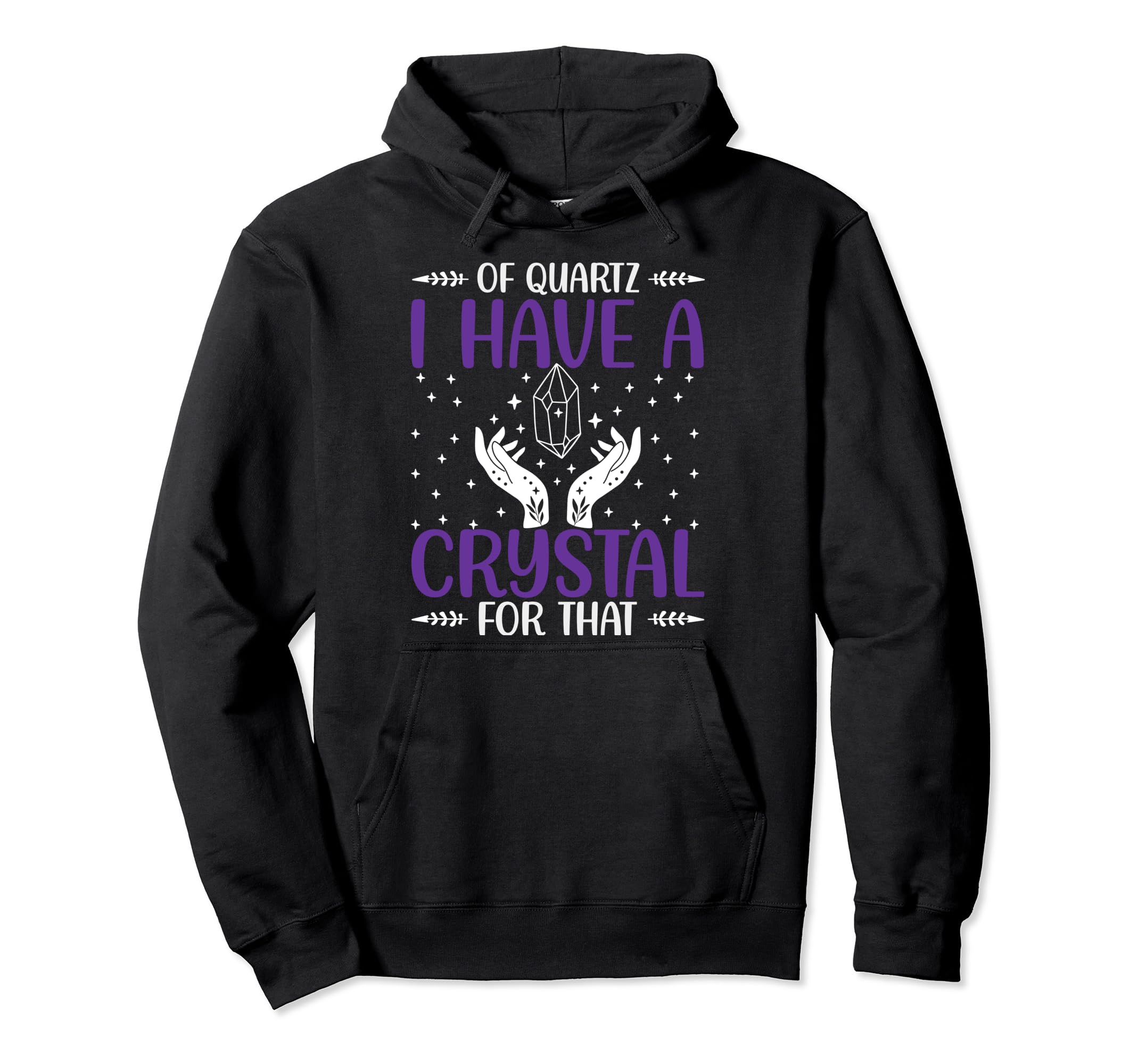 Crystal Healing Stones And Gems Hoodie - Fun Novelty Design for Adults - T-Shirt, Sweatshirt, Hoodie