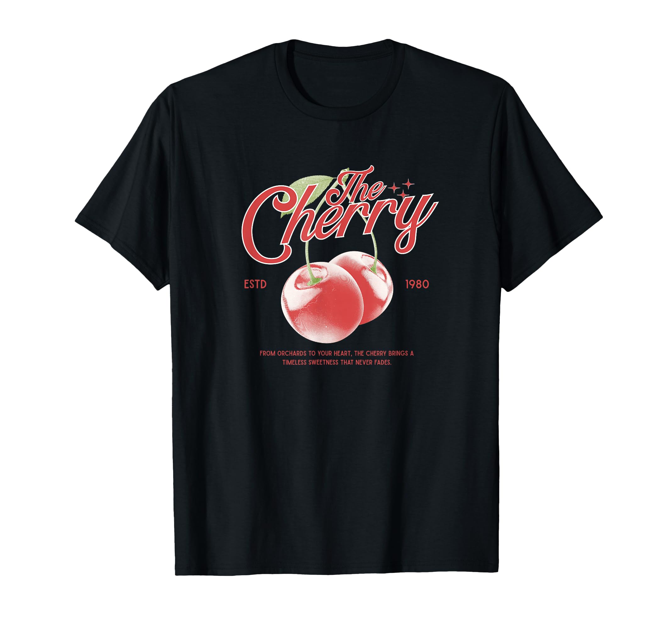 Cherry Aesthetic Sweet Fruit T-Shirt - Casual Everyday Wear Men Women - T-Shirt, Sweatshirt, Hoodie