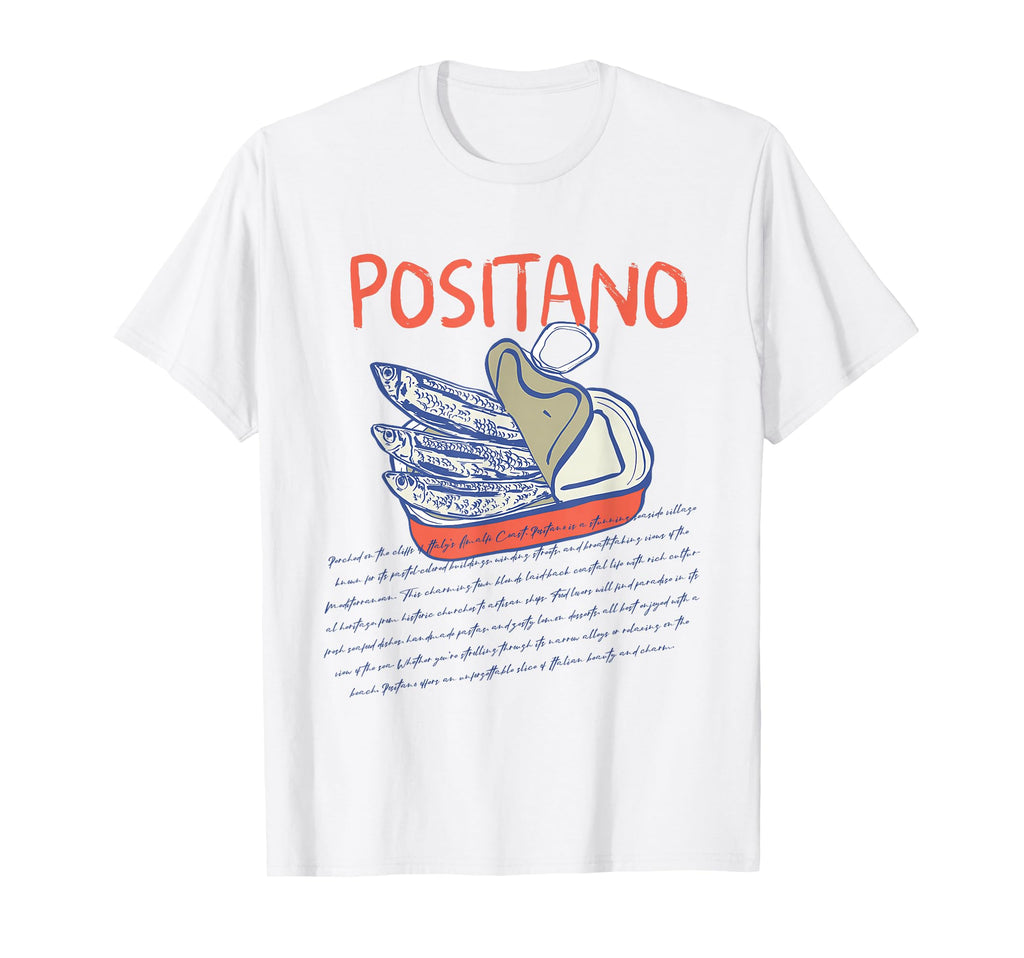 Positano Amalfi Coast Aesthetic T-Shirt - Aesthetic Graphic Unisex - T-Shirt, Sweatshirt, Hoodie