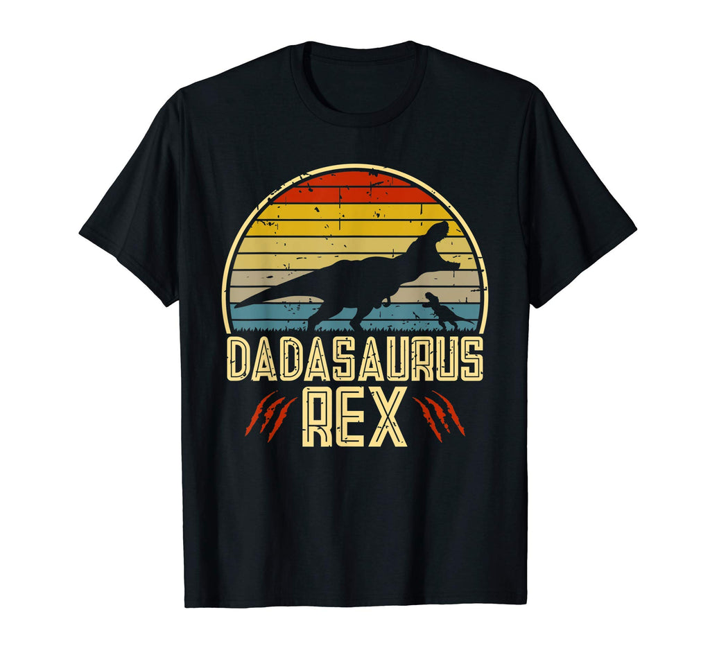 Dadasaurus Rex Sunset Funny Gift T-Shirt - Casual Everyday Wear Men Women - T-Shirt, Sweatshirt, Hoodie