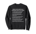 Signs Youre Mentally Stronger Sweatshirt - Aesthetic Graphic Men Women - T-Shirt, Sweatshirt, Hoodie