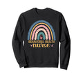 Behavioral Health Nurse Rainbow Sweatshirt - Unique Graphic Men Women - T-Shirt, Sweatshirt, Hoodie