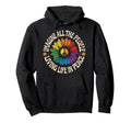 Peace Flower Imagine All People Boho Hoodie - Novelty Apparel Men Women - T-Shirt, Sweatshirt, Hoodie
