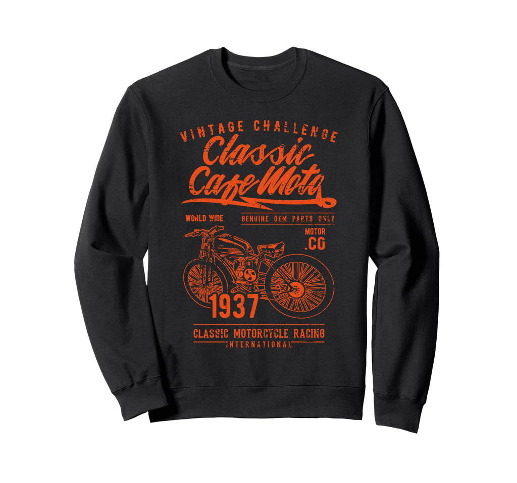 Cafe Racer Motorcycle Sweatshirt - Casual Everyday Wear for Adults - T-Shirt, Sweatshirt, Hoodie