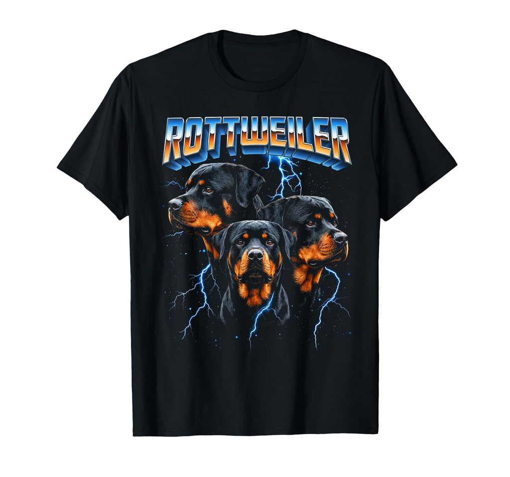 Rottweiler 80S Dog Lover Funny 90S T-Shirt - Unique Graphic for Adults - T-Shirt, Sweatshirt, Hoodie