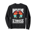 Breathe Stress Out Awareness Brain Sweatshirt - Unique Graphic for Adults - T-Shirt, Sweatshirt, Hoodie