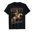 Howdy Easter Rabbit Riding Horse T-Shirt - Aesthetic Graphic Men Women - T-Shirt, Sweatshirt, Hoodie