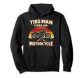 Motorcycle Biker This Loves His Hoodie - Novelty Apparel Unisex - T-Shirt, Sweatshirt, Hoodie