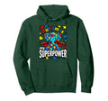 Autism Is My Superpower Neurodiversity Hoodie - Streetwear Style Men Women - T-Shirt, Sweatshirt, Hoodie