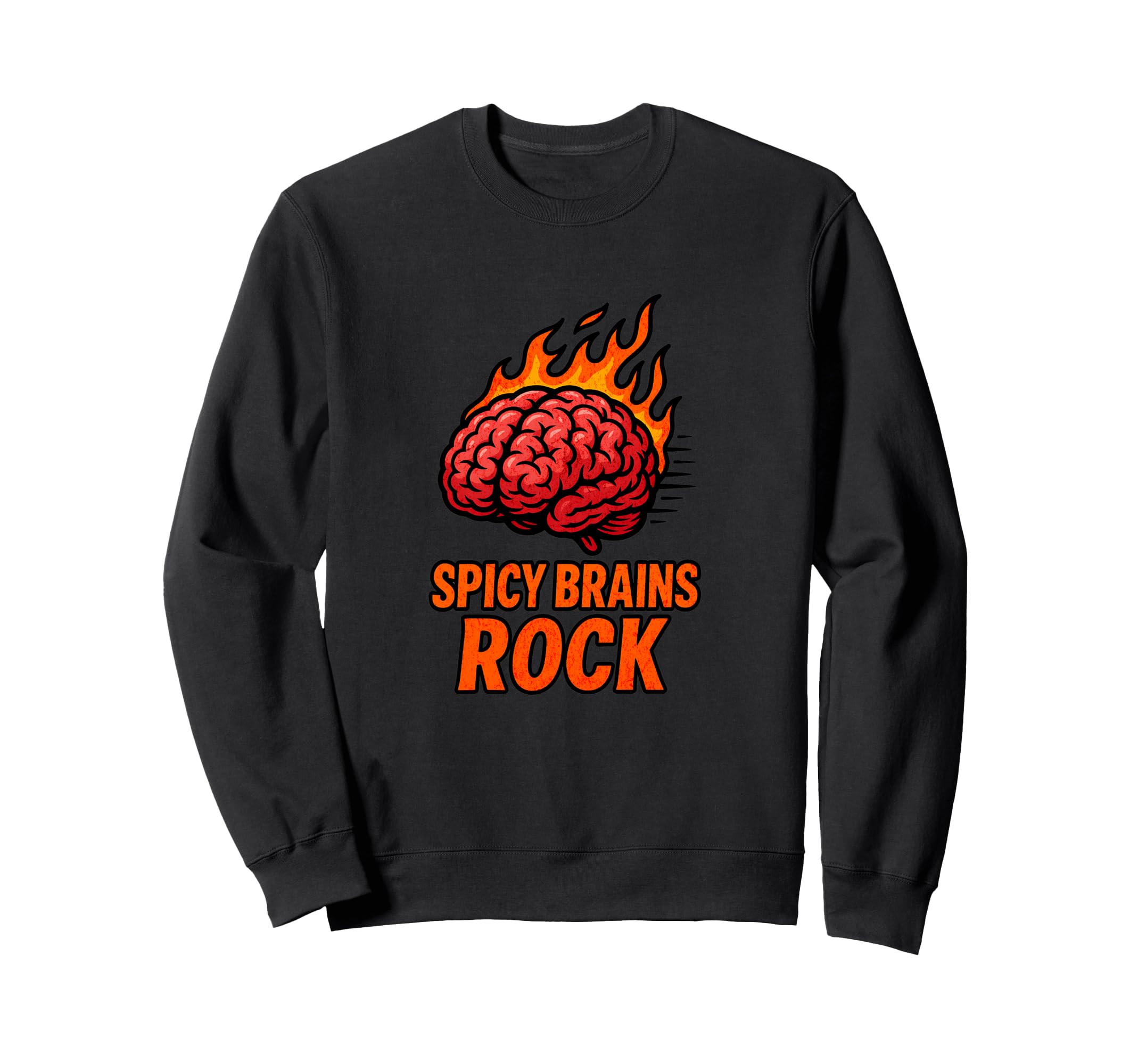 Neurodiversity Pride Spicy Brain Sweatshirt - Aesthetic Graphic Men Women - T-Shirt, Sweatshirt, Hoodie