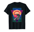 Space Vaporwave 80S Art Synthwave Surf T-Shirt - Fun Novelty Design Unisex - T-Shirt, Sweatshirt, Hoodie