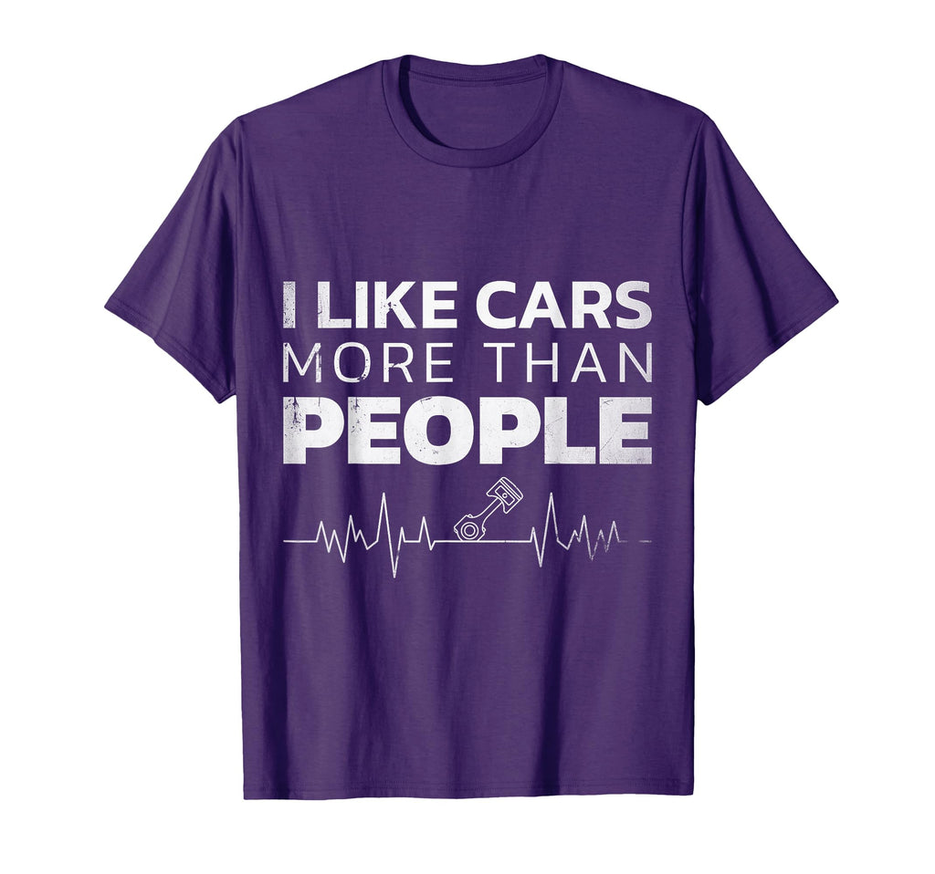 I Like Cars More Than People Funny Car T-Shirt - Trendy Graphic for Adults - T-Shirt, Sweatshirt, Hoodie