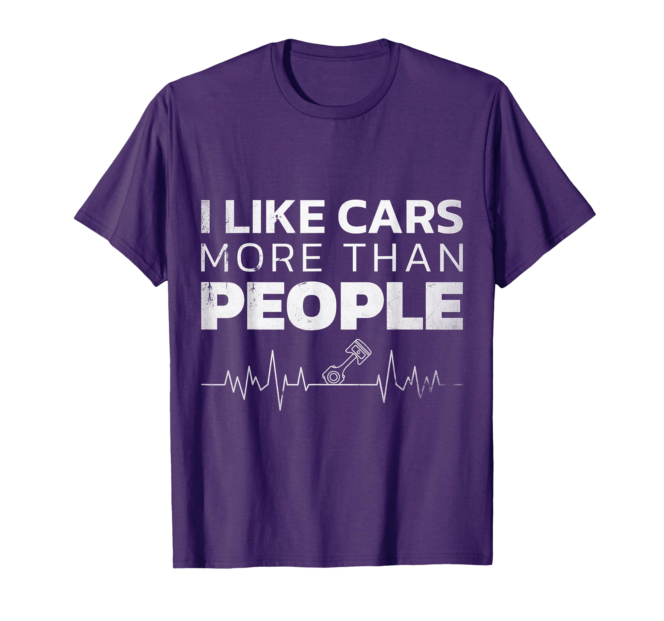 I Like Cars More Than People Funny Car T-Shirt - Trendy Graphic for Adults - T-Shirt, Sweatshirt, Hoodie