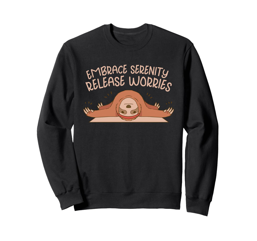 Mindful Yoga Mindfulness Practice Sweatshirt - Novelty Apparel Men Women - T-Shirt, Sweatshirt, Hoodie