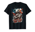Patriotic Old Biker American Us Flag T-Shirt - Fun Novelty Design Unisex - T-Shirt, Sweatshirt, Hoodie