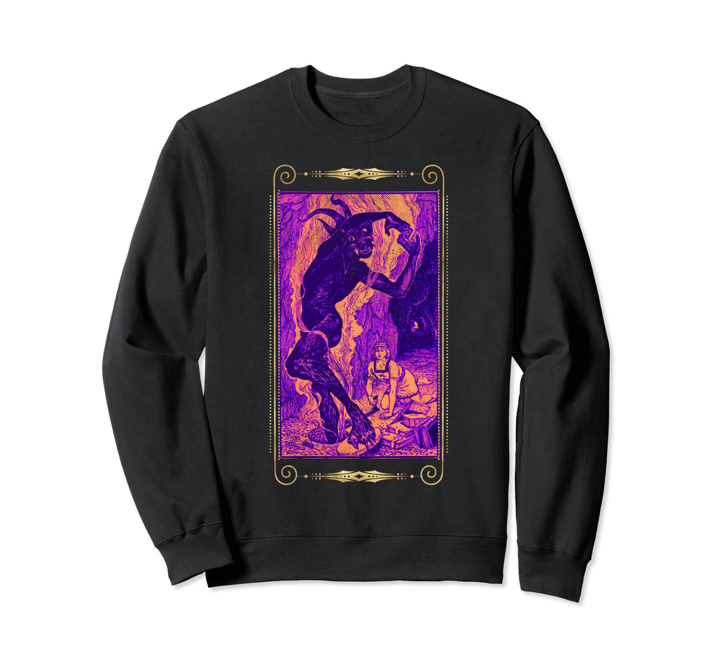 Dark Academia Gothic Horror Demon Sweatshirt - Streetwear Style Men Women - T-Shirt, Sweatshirt, Hoodie
