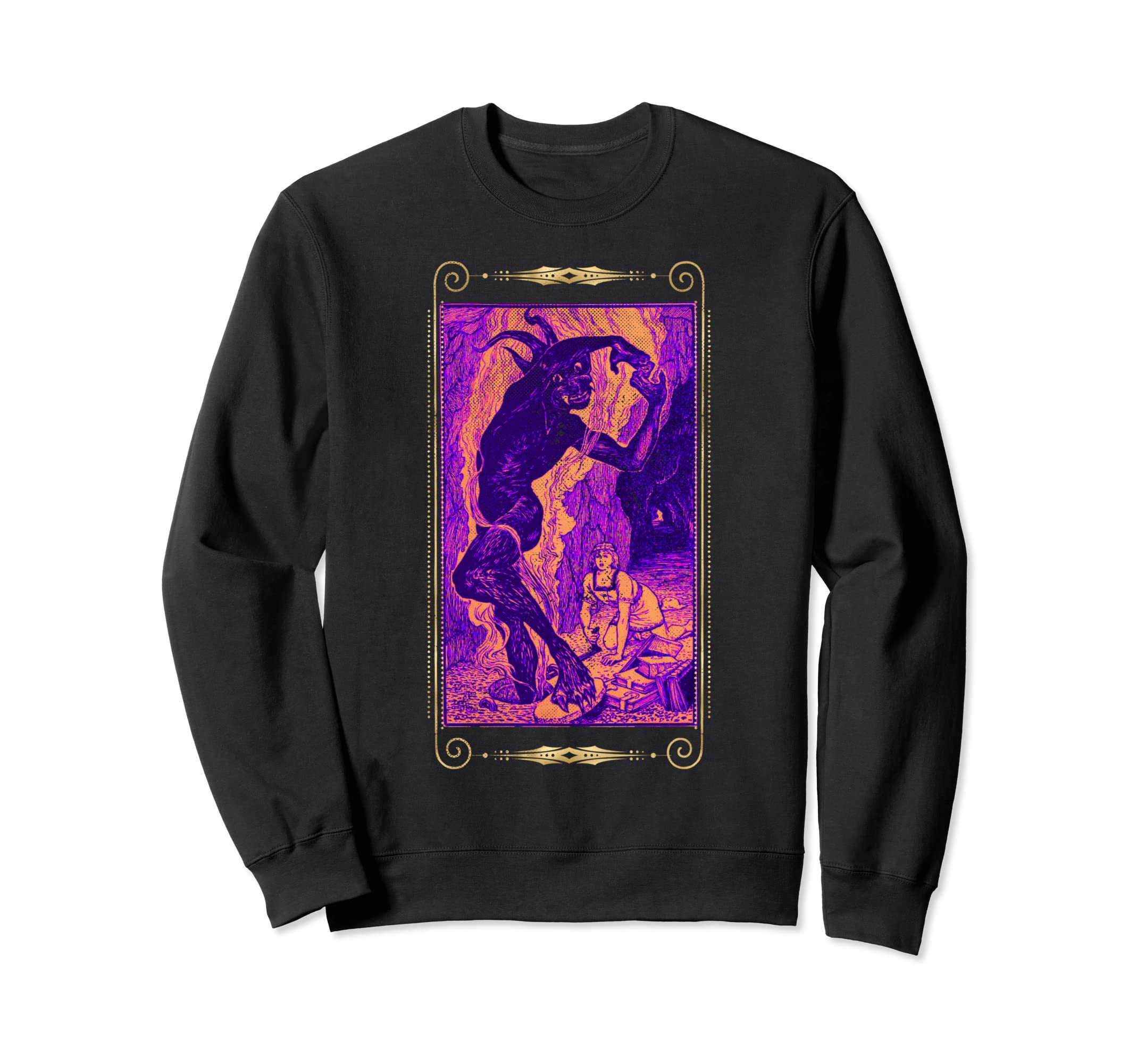 Dark Academia Gothic Horror Demon Sweatshirt - Streetwear Style Men Women - T-Shirt, Sweatshirt, Hoodie