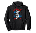 Riders Inc 1955 Motorcycle Distressed Hoodie - Graphic Print for Adults - T-Shirt, Sweatshirt, Hoodie