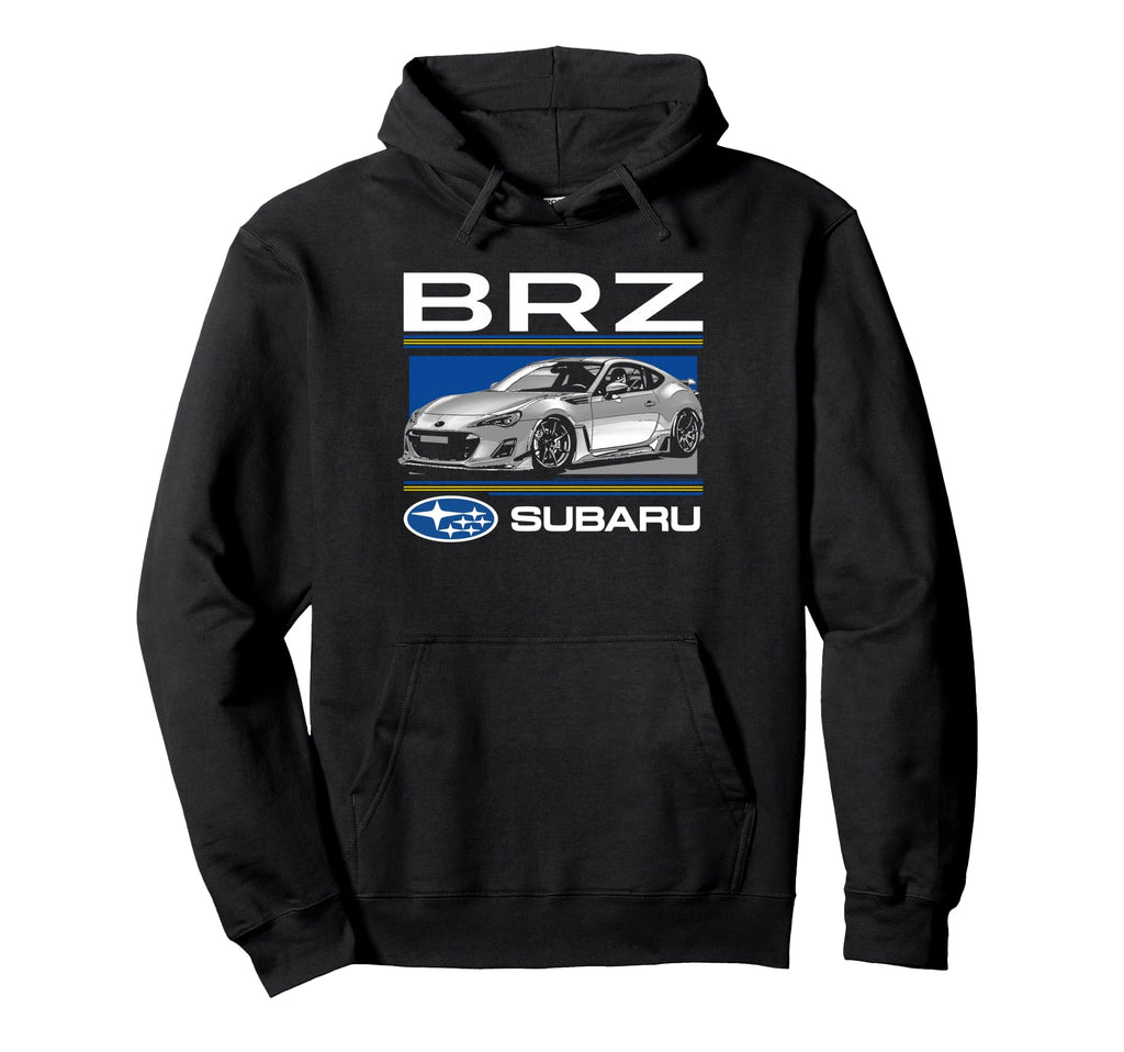 Subaru Brz Jdm Modern Sports Car Logo Hoodie - Aesthetic Graphic for Adults - T-Shirt, Sweatshirt, Hoodie