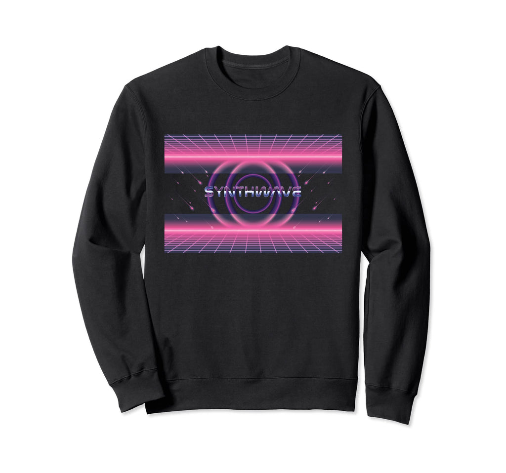 Synthwave Futuresynth Retrowave Sweatshirt - Fun Novelty Design Unisex - T-Shirt, Sweatshirt, Hoodie