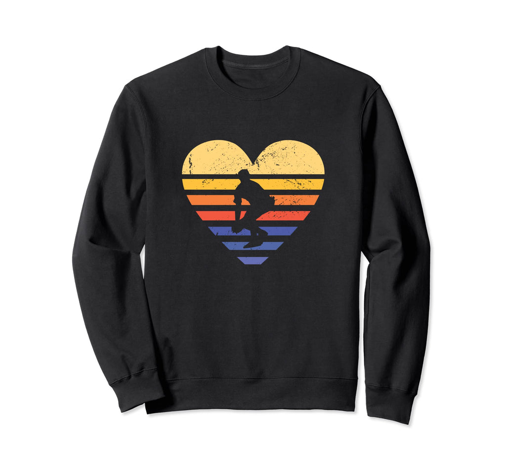 Sport Sunset Heart Baseball Sweatshirt - Minimalist Print Men Women - T-Shirt, Sweatshirt, Hoodie