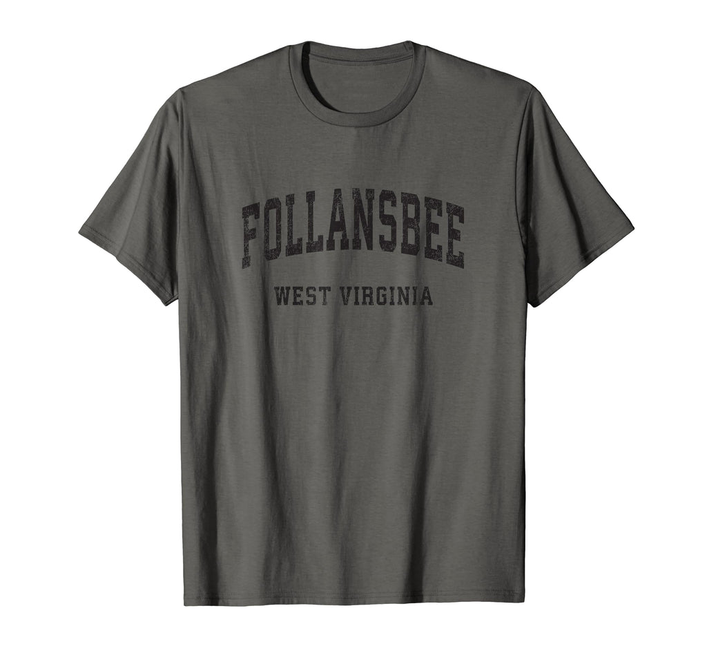 Follansbee West Virginia Wv Athletic T-Shirt - Minimalist Print Unisex - T-Shirt, Sweatshirt, Hoodie