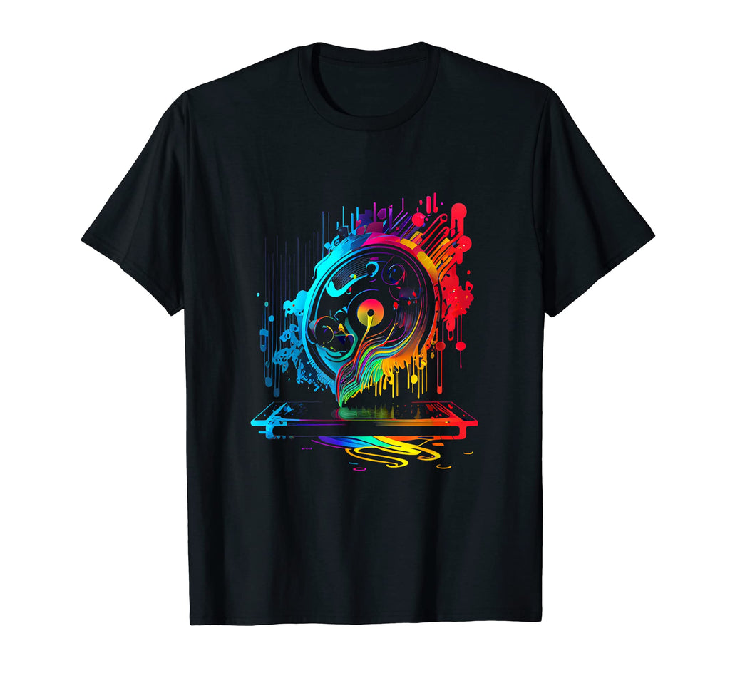 Vinyl Record Record Player 80S 90S T-Shirt - Aesthetic Graphic Men Women - T-Shirt, Sweatshirt, Hoodie