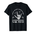 Nail Tech Rockin Self Care Revolution T-Shirt - Minimalist Print Unisex - T-Shirt, Sweatshirt, Hoodie