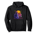 Synthwaves Motorcyclist Motorcycle Hoodie - Casual Everyday Wear Men Women - T-Shirt, Sweatshirt, Hoodie