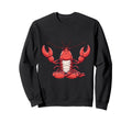 Meditation Lobster Yoga Pose Sweatshirt - Unique Graphic Men Women - T-Shirt, Sweatshirt, Hoodie