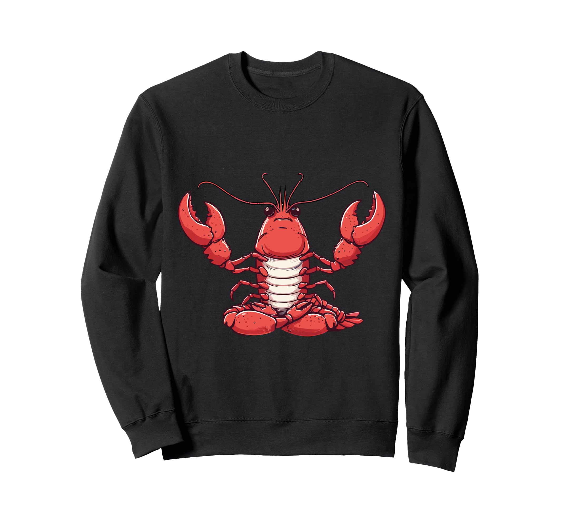 Meditation Lobster Yoga Pose Sweatshirt - Unique Graphic Men Women - T-Shirt, Sweatshirt, Hoodie