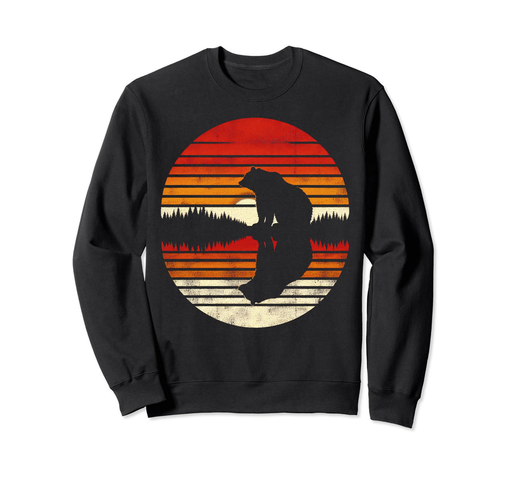 Bear Sunset Safari 70S Sweatshirt - Custom Art Print for Adults - T-Shirt, Sweatshirt, Hoodie