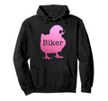 Biker Chick Motorcycle Biker Funny Hoodie - Trendy Graphic Men Women - T-Shirt, Sweatshirt, Hoodie
