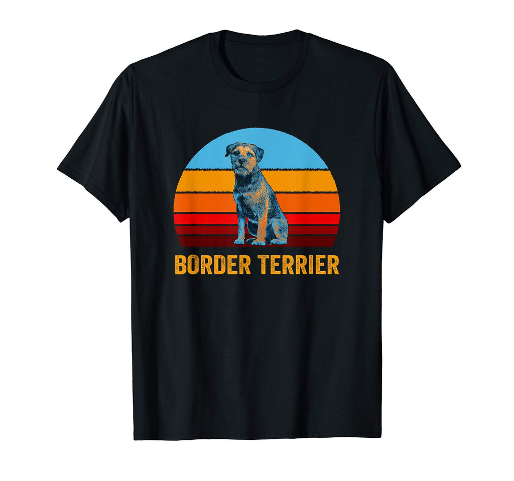 Sunset Border Terrier T-Shirt - Casual Everyday Wear Men Women - T-Shirt, Sweatshirt, Hoodie