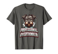 Sophisticated Overthinker Dog Lover T-Shirt - Novelty Apparel Unisex - T-Shirt, Sweatshirt, Hoodie