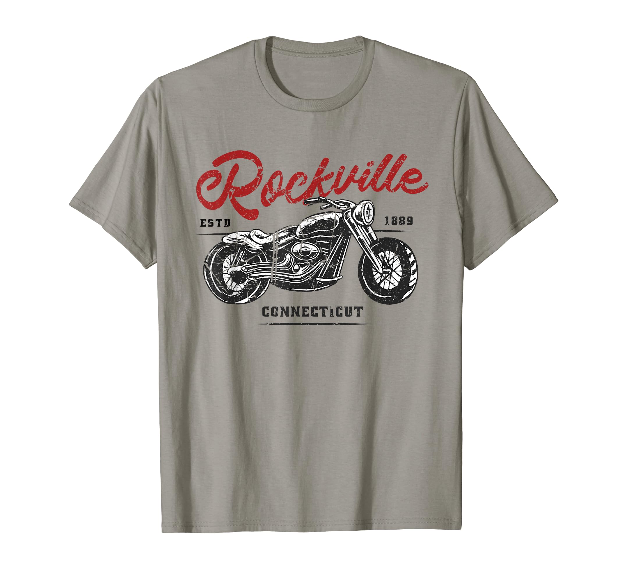 Rockville Connecticut Estd 1889 T-Shirt - Streetwear Style for Adults - T-Shirt, Sweatshirt, Hoodie