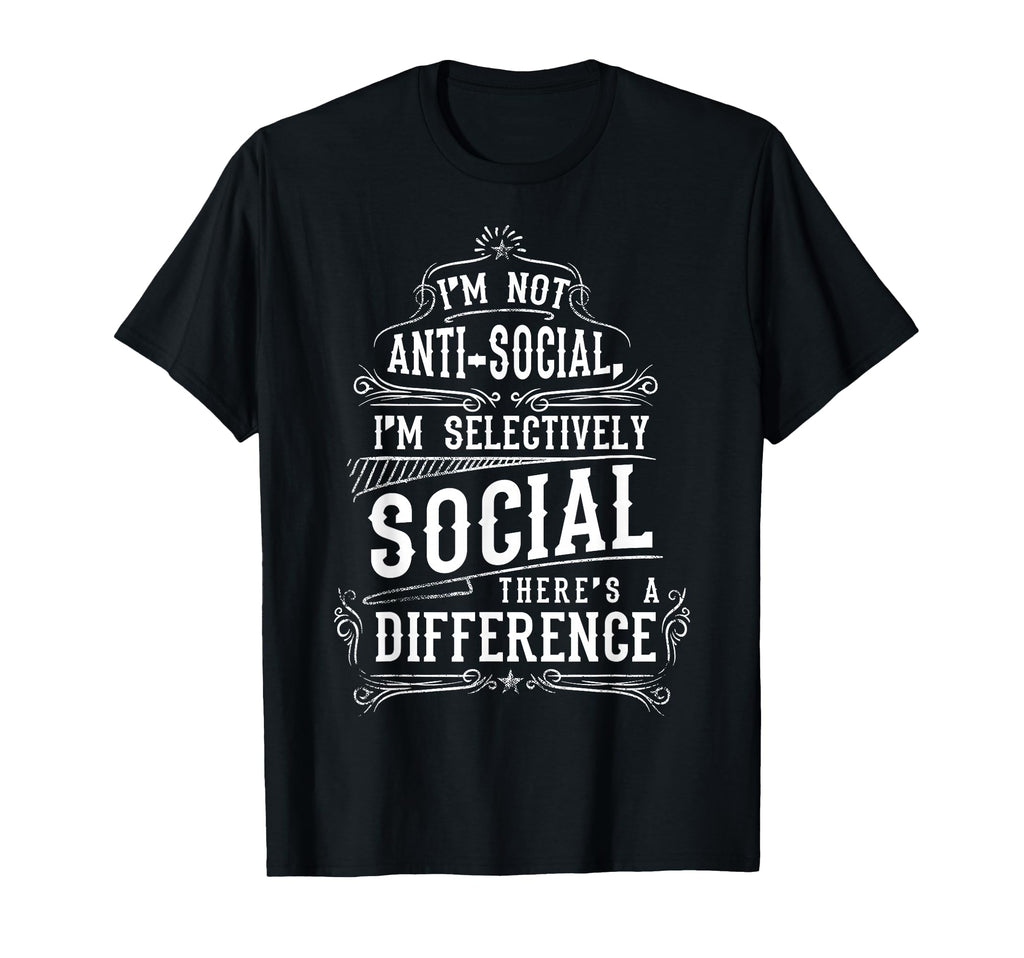 I Am Not Antisocial Club And T-Shirt - Custom Art Print for Adults - T-Shirt, Sweatshirt, Hoodie