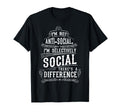 I Am Not Antisocial Club And T-Shirt - Custom Art Print for Adults - T-Shirt, Sweatshirt, Hoodie