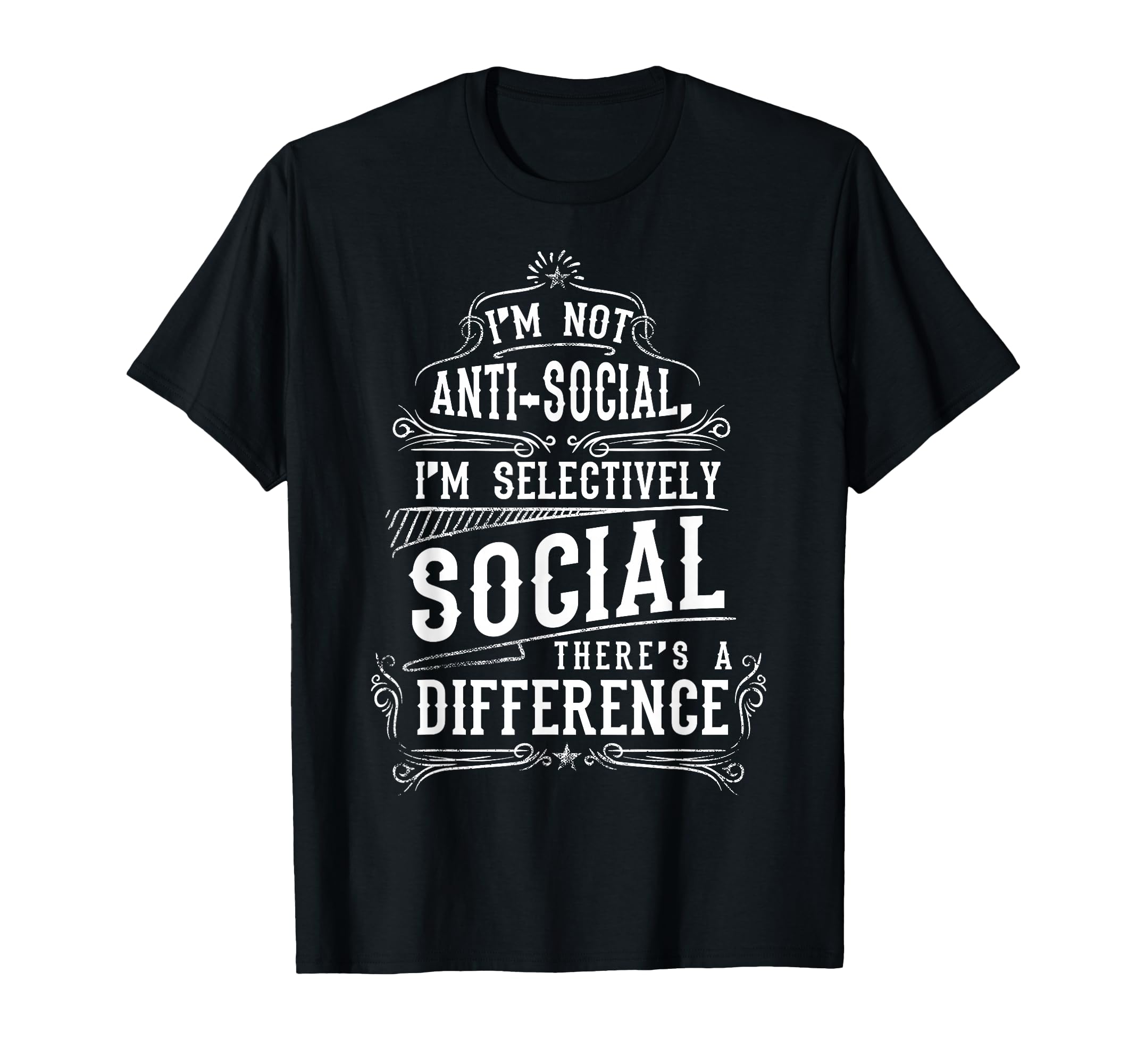 I Am Not Antisocial Club And T-Shirt - Custom Art Print for Adults - T-Shirt, Sweatshirt, Hoodie